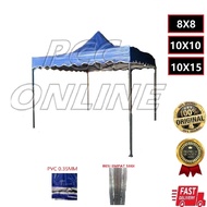 Canopy 8x8/10x10/10x15 Kanopi Pasar Malam Bazaar Ramadan Lebih Tahan Lasak (Heavy Duty)
