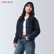 Logo Jeans Jaket Wanita New Logo Od Blue 34191L2DB