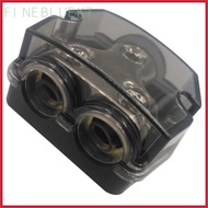 [finebluek7] 2-Way Power /Ground Wire Distribution Y-Block, 0-Gauge*1 Inputs 0-Gauge*2 Outputs