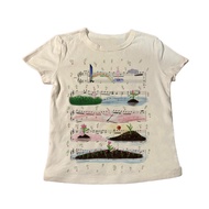 Nữ Y2K Anime Dạo Phố Cổ Tròn Áo Thun 90 In Chữ Bông Tai Kẹp Vintage Crop Top Thẩm Mỹ Emo Áo Cotton P