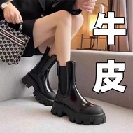 Martin Chelsea Boots for Women - Japanese Style Fleece Chelsea Boots 2025