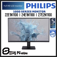 PHILIPS 22E1N1100 / 24E1N2100D / 27E2N1100 (1920x1080 @100HZ) 21.5'' / 23.8'' / 27'' IPS FHD LED MON