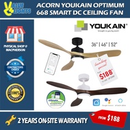 [Climate Voucher] YOUKAIN by Acorn Optimum 668 DC Ceiling Fan Smart Life Google Alexa Compatible YJ-