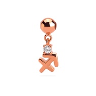 7K Gold Pendant - Sagittarius Gold Charm - Luxxe 01 Collection - Juene Jewelry