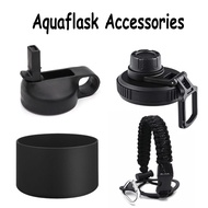 🎉✨Aquaflask Accessories Paracord Handle Cup Rope Water Bottle Silicone Boot Cover and Straw Lid Sport Lid for 12 to 64OZ Wide Mouth Tumbler