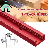 OTUINSG 1Pcs T-Slot Track, Slide Guide Rail 300-600mm T-Track, 19 Type 19x9.5mm Aluminium Alloy T Sl