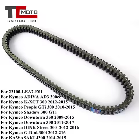 Motorcycle Drive Belt For Kymco Downtown 300 350 Shadow K-XCT DINK Street 300 G-Dink 300i ADIVA AD3 