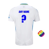 เสื้อฟุตบอล Leeds United Home Away Third เสื้อฟุตบอลชายแขนสั้นฤดูร้อน 2024-25 ที่ปรับแต่งได้ ระบายอา