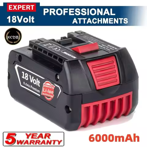 Original for BOSCH Authentic 18V 10Ah LITHIUM-ION BATTERY GBA 18V 6Ah 18V Professional GBA GSR GSB B
