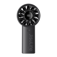 Jisulife 5000mAh handheld fan 12 blades turbo fan with battery can be used for 17 hours