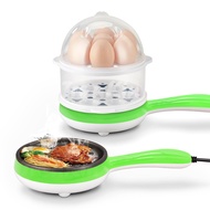Electric Frying Pan Double Layer Egg Steamer Egg Boiler Non-Stick Pan Plug-in Omelette Maker Household Multi-Functional