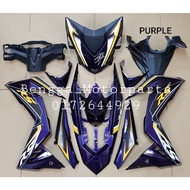 Rs150 V1 &amp; V2 Cover Set Custom Purple Kilat