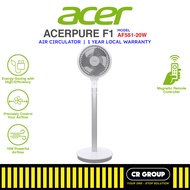 Acerpure Cozy F1 Air Circulator AF551-20W - Powerful 3D Airflow - Precise 12 Fan Speed - Energy Savi