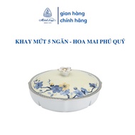 Khay Mứt Sứ Cao Cấp Minh Long 5 ngăn
