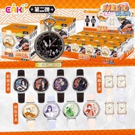 EAKI Naruto Watch 2nd Series Blind Box Sasuke Anime Figure Wrist Watch Toy Gift
