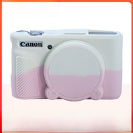 NiYi Focus | Ốp lưng bảo vệ máy ảnh Canon SX740HS SX730 bằng silicon mềm chống bụi chống rơi vỏ ngoà