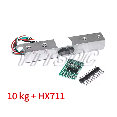 HX711 Load Cell 1KG 2KG 5KG 10KG 20KG AD Module Weight Sensor Electronic Scale Aluminum Alloy Weighi