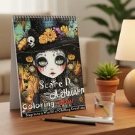 Premium A4 Adult Coloring Book, 180gsm Art Paper  Buku Mewarna Dewasa A4 Premium, Kertas Seni 180Gsm