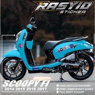 Full body Decal sticker for Honda Scoopy FI Old 2014 2015 2016 2017 Scoopy FI Old Sticker Lotso Scoo