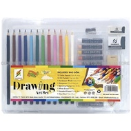 Bộ Màu Vẽ Đa Năng Hộp Nhựa CM-30PLS