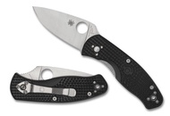 มีดพับ Spyderco Persistence Lightweight Folding Knife Satin Plain Blade, Black FRN Handles (...