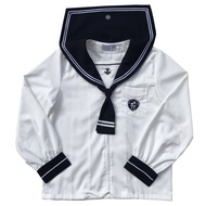 Original นักเรียน ชุดเครื่องแบบยาวและสั้น กางเกง แขนสั้นผู้ชาย Naval สไตล์ชุดนักเรียนชุดโดย MiaoWan