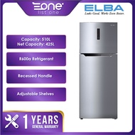 Elba Italy 510L 2-Door Refrigerator Ultimo ER-G5143D(SV) | Fridge | Peti Sejuk | Peti Ais