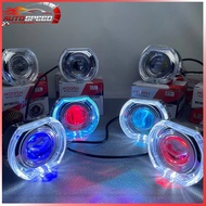 CAHAYA Projector Biled Light Laser Cut Off mini 2.5 inch D2 D3 High Low 30watt plus Shroud DEVIL