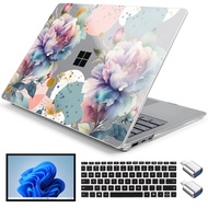 Laptop Case for 13.5" Microsoft Surface Laptop 5/4/3 with Alcantara/Metal Palm Rest laptop 12.4/15 inch go/go2/go3 Plastic Hard Shell Case Model 1958/1950/2013/1943/1872/1873/1953
