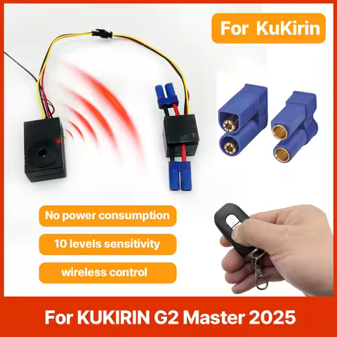 Hidden EC5 Anti-Theft Alarm for KUKIRIN G2 Master 2025 Electric Scooter Invisible Built-in Security 