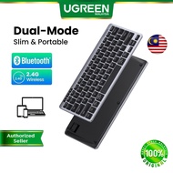 UGREEN Wireless Mini Keyboard Bluetooth 5.3 & 2.4G USB Dongle 78 Keys Ergonomic Silent Clicks Laptop