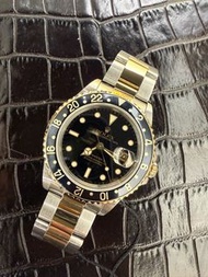 🌈🌈新返貨啦🌈🌈Vintage Rolex GMT - MASTER  II 16713🖤原裝T25黑圈黑面🖤🖤40mm 🖤🖤連原裝Rolex 78363龜背金鋼帶🩶🩶淨錶🤎🤎狀態一流 市場熱賣😎😎V