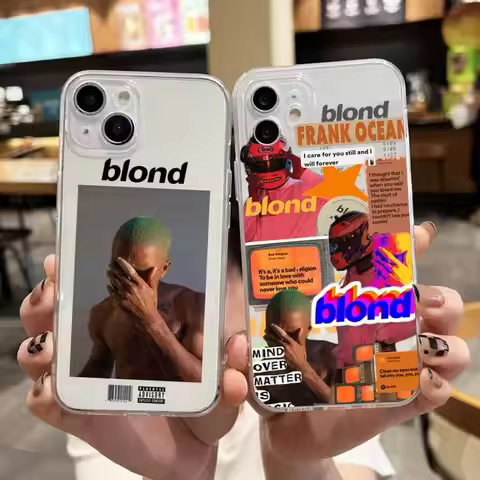 Singer Frank Blonde Oceans Phone Case For Iphone17 16 15 11 13 14 Pro Max 7 8 Plus X Xr Xs Max 16pro