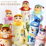 Crayon Shin-Chan Cartoon Thermos Cup Judy Nick Children Water Cup Students Go to School Crazy Animal