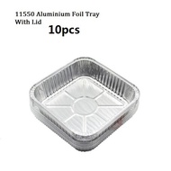 11550 Aluminium Foil Tray With Lid (20Sets) / Aluminium Tray / Foil Container / Bekas Aluminium