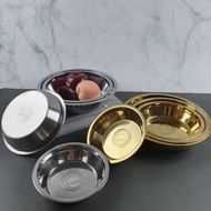 KITCHENWARE_NUMBER1ถาดทรงกลม ถาดวางของอาหาร ถาดใส่ผลไม้ มี2สี