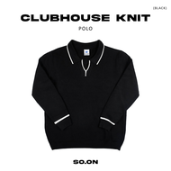 SO.ON : Polo Knit เสื้อโปโล รุ่น Clubhouse Knit