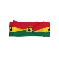 Flag of Ghana Baby bow headband, printed, colorful and varied, soft and skin-friendly, good elastici
