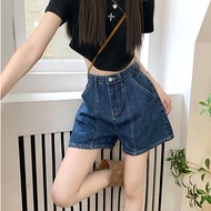 beautified Korean Jeans Shorts V59 Loose Pants Fat People Women's 3xl