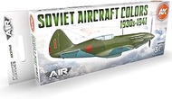 AK Acrylics 3Gen Aircraft Set AK11740 Soviet Aircraft Colors 1930s-1941 Set 3G (8x17ml)