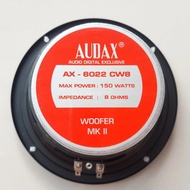 SPEAKER 6 INCH WOOFER AUDAX 150 WATT ORIGINAL ASLI 6 IN 6" 6IN AUDAX