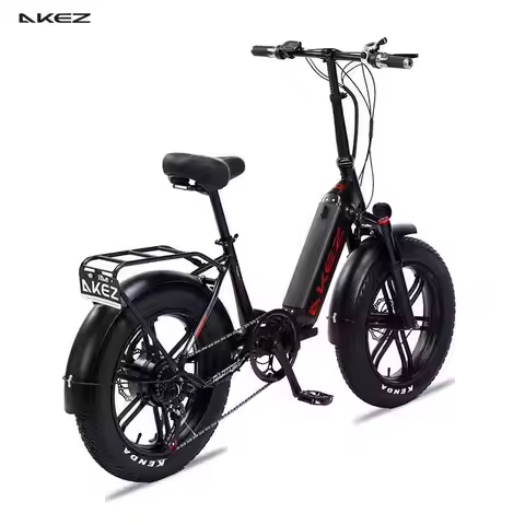 20-inch 48V bicycle gearshift assist bike fat tire 4.0 snowmobile folding mountain bike. For adults.