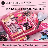 MLEN DIARY Lucky Cat Box Lucky Gift Set Includes 9 Piece Special Lucky Cat Edition