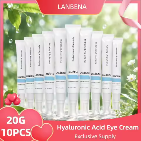 LANBENA Women Hydrating Eye Cream Hyaluronic Acid Remove Dark Circles Anti-wrinkle Fade Fine Vibrant