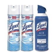 Lysol Bundle containing x2 Lysol Disinfectant Spray for Hard and Soft Surfaces, Crisp Linen, 19 Fl. 