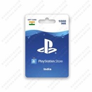 PlayStation Store 印度 1000 INR 禮品卡