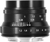 7artisans 35mm f1.2 Mark II APS-C Larger Aperture Prime Lens Compatiable for Olympus Panasonic M4/3 Mirrorless Cameras Like Panasonic GH3 GH4 GF1 GM1 GM5 Olympus E-M1 E-M5 E-M10 (New Version)