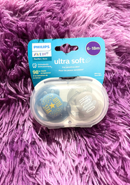 Set 2 Ti giả Philips Avent Ultra Air/Ultra Soft cho bé từ 0-18m