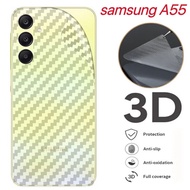 Kevlar Back Film for SAMSUNG A55 (5G) A35 (5G) Scratch-Resistant On The Can Be Put Together Sent From Thailand.