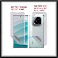 Transparent front PPF sticker + clear back PPF 7 colors For Xiaomi 14 Ultra Redmi Note 14 Note 14 Pr